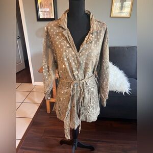 Magnolia Pearl European cotton polka smock NWT